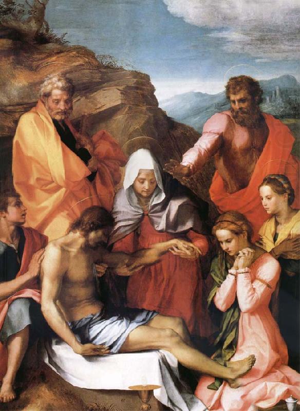 Andrea del Sarto Sounds appealing with holy oil painting picture